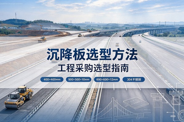 噶尔沉降板选择方法