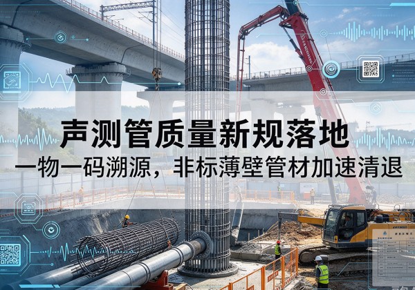 噶尔声测管质量新规落地，一物一码溯源，非标薄壁管材加速清退