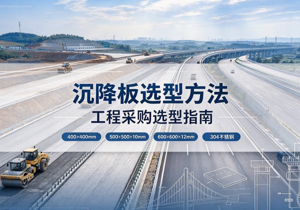 噶尔沉降板选择方法
